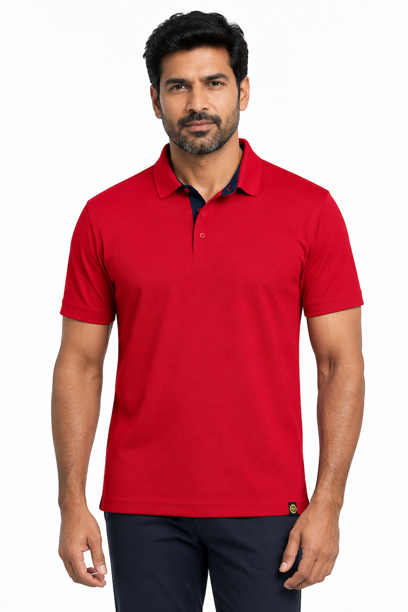 Armor Polo Pro Magenta Red T-shirt