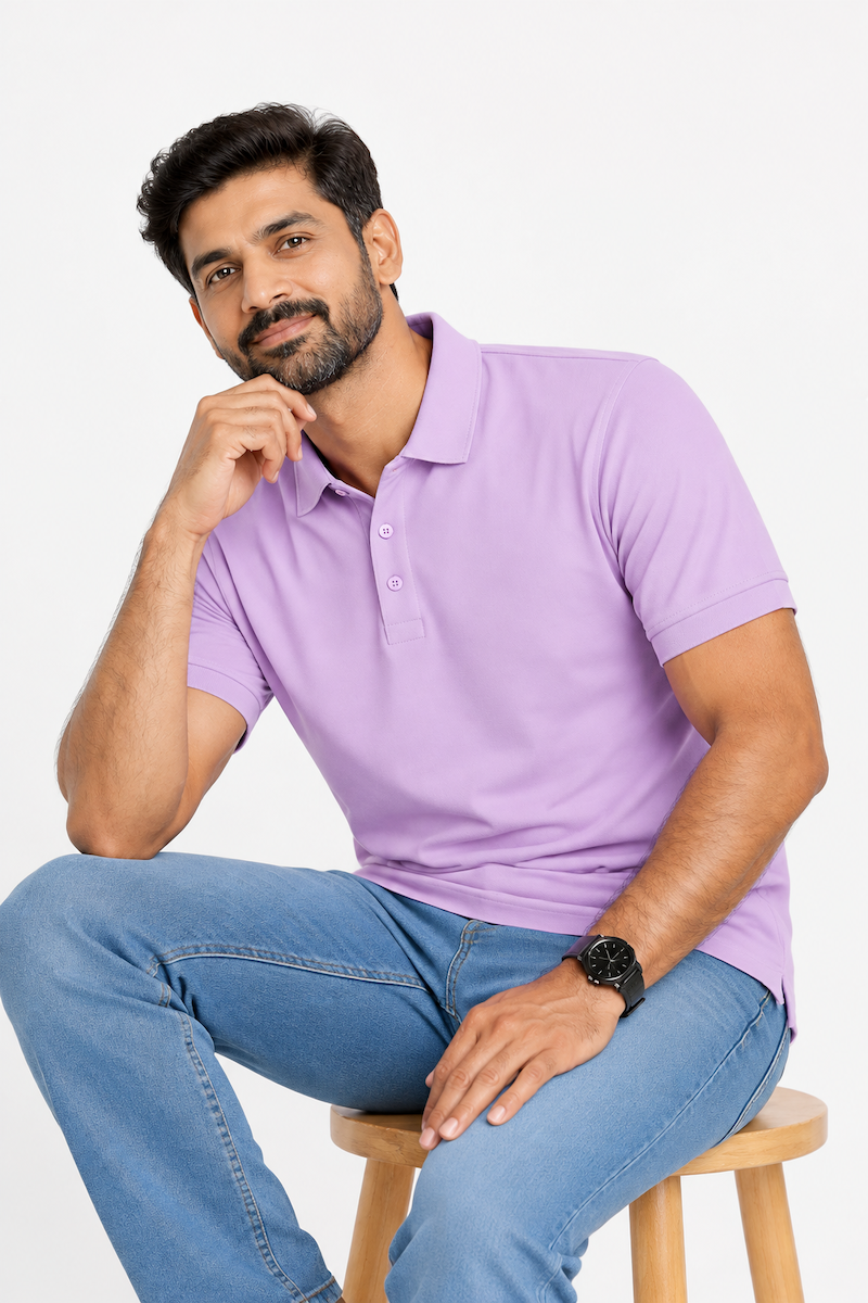 Armor Dry Fit Lavender Polo T-shirt