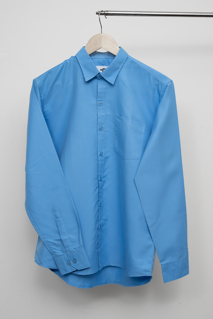 Sky Blue Solid Shirt